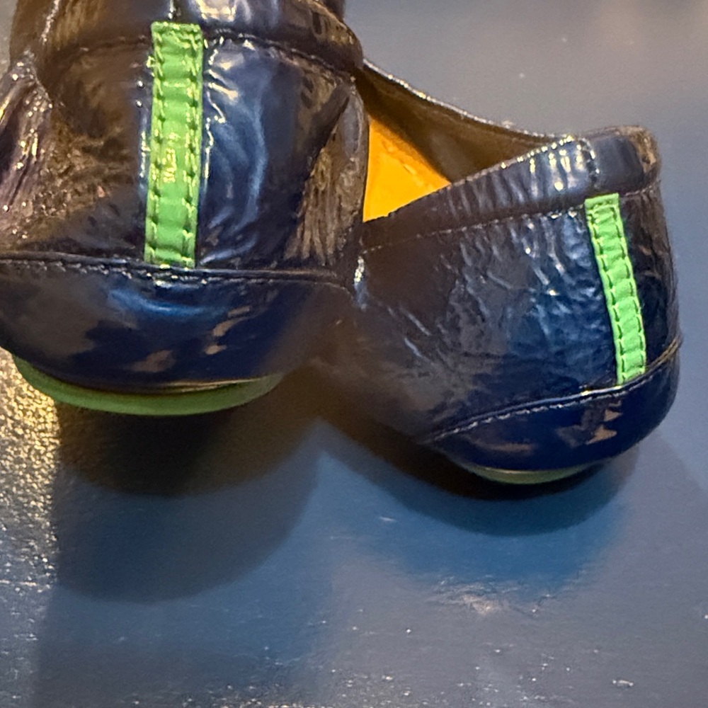 Tieks by Gavrielle Flats Sapphire Patent Leather Size 7 Excellent Condition - Picture 10 of 10